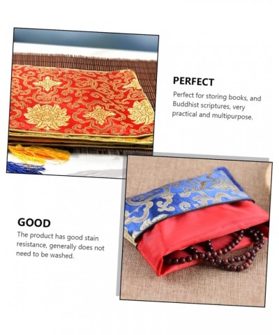 4 Pcs Book Bag Brocade Sachet Travel Chinese Style As Shownx2pcs $7.89 Clutches