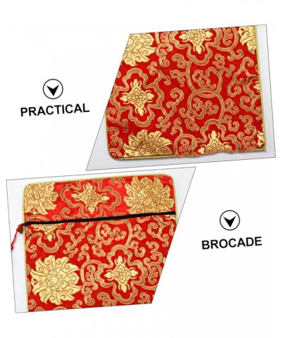 4 Pcs Book Bag Brocade Sachet Travel Chinese Style As Shownx2pcs $7.89 Clutches