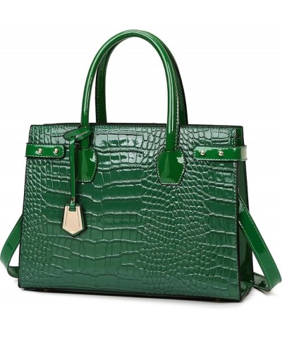 Women's Crocodile Purses For Women | Tote bag For Women Crossbody Bags for Women Green $22.00 Totes