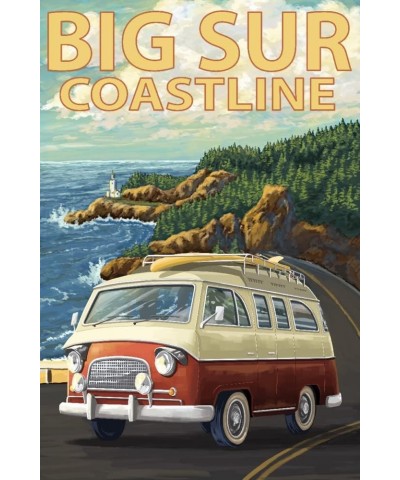 Big Sur, California, Camper Van, (24x36 Wrapped Canvas, Wall Decor, Artwork) 12x18 Stretched Canvas $38.40 Totes