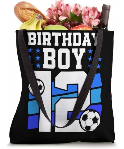 12 Years Old Boy 12th Birthday Gift Bday Soccer Birthday Boy Tote Bag $11.25 Totes