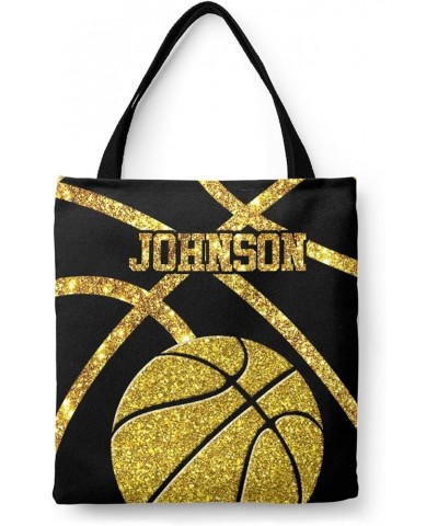 Personalized Name Sport Basketball Grass Handbag Gift Bags Christmas Treat Bags for Holiday Party Gift Bags Multi 1st $14.63 ...