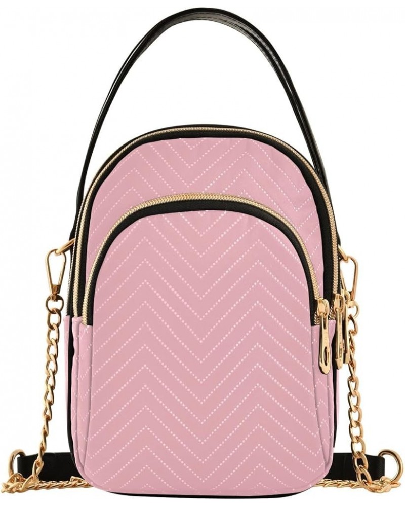 Crimson Crossbody Handbags Quilted Handbags Women Shoulder Purses and Handbags Blush Pink $14.81 Shoulder Bags