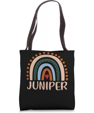 Juniper Name Personalized Funny Women Rainbow Juniper Tote Bag $17.10 Totes