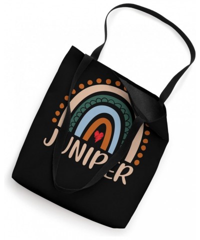 Juniper Name Personalized Funny Women Rainbow Juniper Tote Bag $17.10 Totes