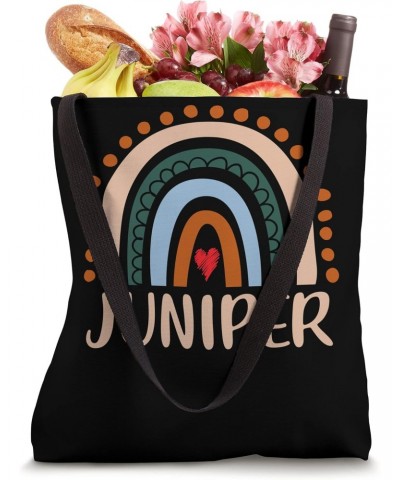 Juniper Name Personalized Funny Women Rainbow Juniper Tote Bag $17.10 Totes