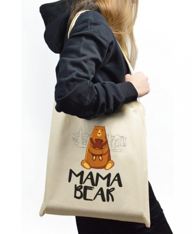 Cute Mama Bear Best Mom Tote bag for Women And Men Graphic Shoulder Bags Casual Cloth Purses and Aesthetic Handbags $21.42 Totes