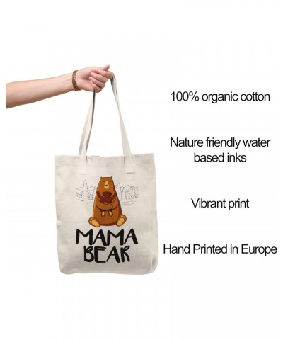 Cute Mama Bear Best Mom Tote bag for Women And Men Graphic Shoulder Bags Casual Cloth Purses and Aesthetic Handbags $21.42 Totes