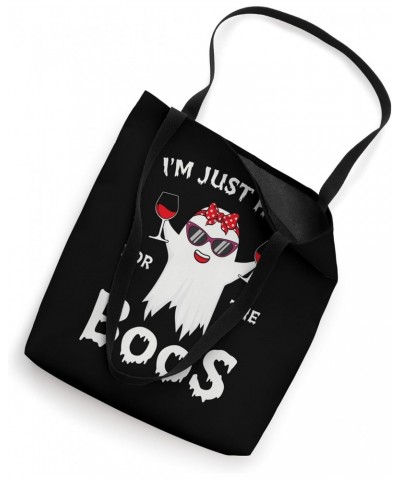 I'm Just Here For The Boos Funny Halloween Cute Ghost Womens Tote Bag $13.10 Totes