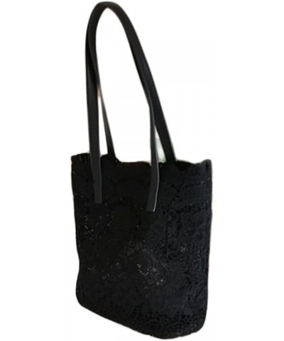 Lace Bag Women Bag Women Shoulder Bag Large Capacity Bag Summer Miss Black Brown $12.13 Shoulder Bags