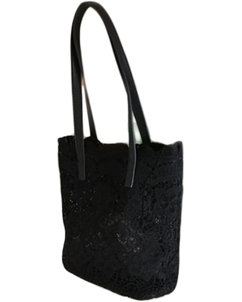 Lace Bag Women Bag Women Shoulder Bag Large Capacity Bag Summer Miss Black Brown $12.13 Shoulder Bags