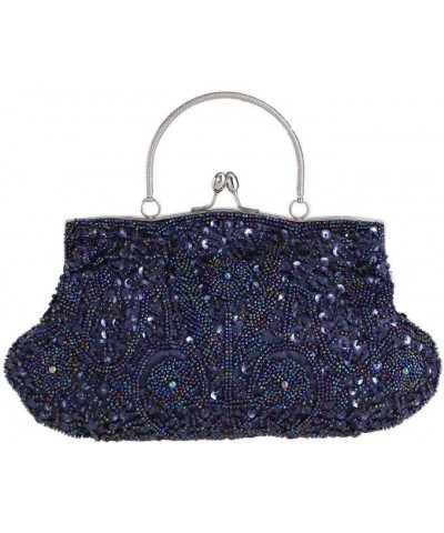 Beaded Embroidery Bag for Women, Elegant Evening Bag, Retro Cheongsam Bag Black $31.05 Shoulder Bags