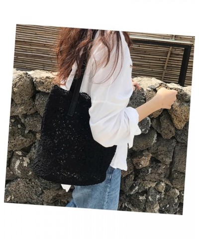 Lace Bag Women Bag Women Shoulder Bag Large Capacity Bag Summer Miss Black Brown $12.13 Shoulder Bags