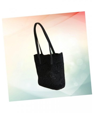 Lace Bag Women Bag Women Shoulder Bag Large Capacity Bag Summer Miss Black Brown $12.13 Shoulder Bags