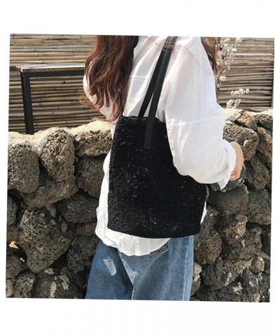 Lace Bag Women Bag Women Shoulder Bag Large Capacity Bag Summer Miss Black Brown $12.13 Shoulder Bags