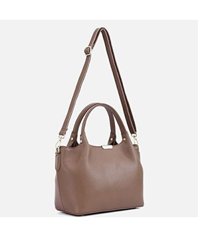 Small Shoulder Purses for Women Classic Lady Handbag Soft Natural Leather Handbag Casual Commuter Shoulder Bag Women (Color :...