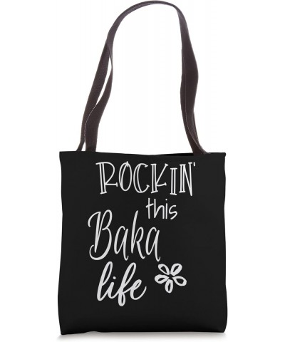 Rockin This Baka Life Croatian Bosnian Grandma Tote Bag $17.10 Totes