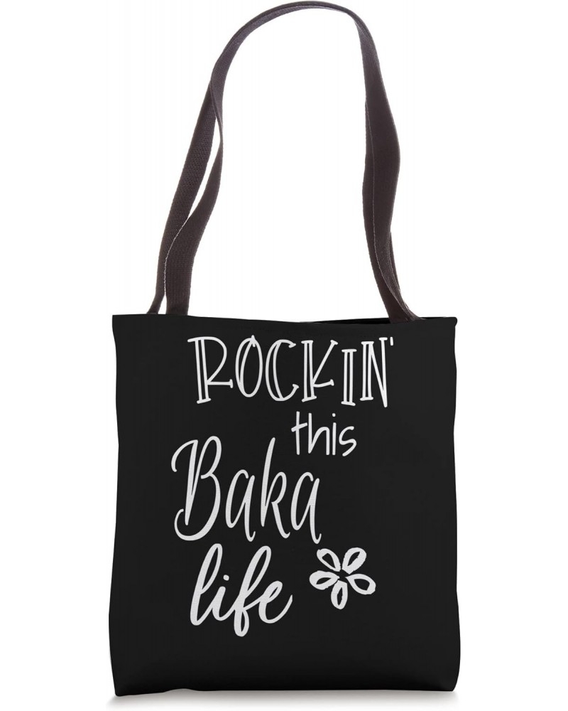 Rockin This Baka Life Croatian Bosnian Grandma Tote Bag $17.10 Totes