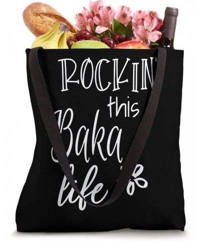 Rockin This Baka Life Croatian Bosnian Grandma Tote Bag $17.10 Totes