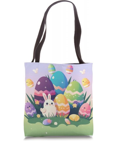 Funny Easter Celebration Easter Bunny Cool Easter Egg Tote Bag $12.17 Totes