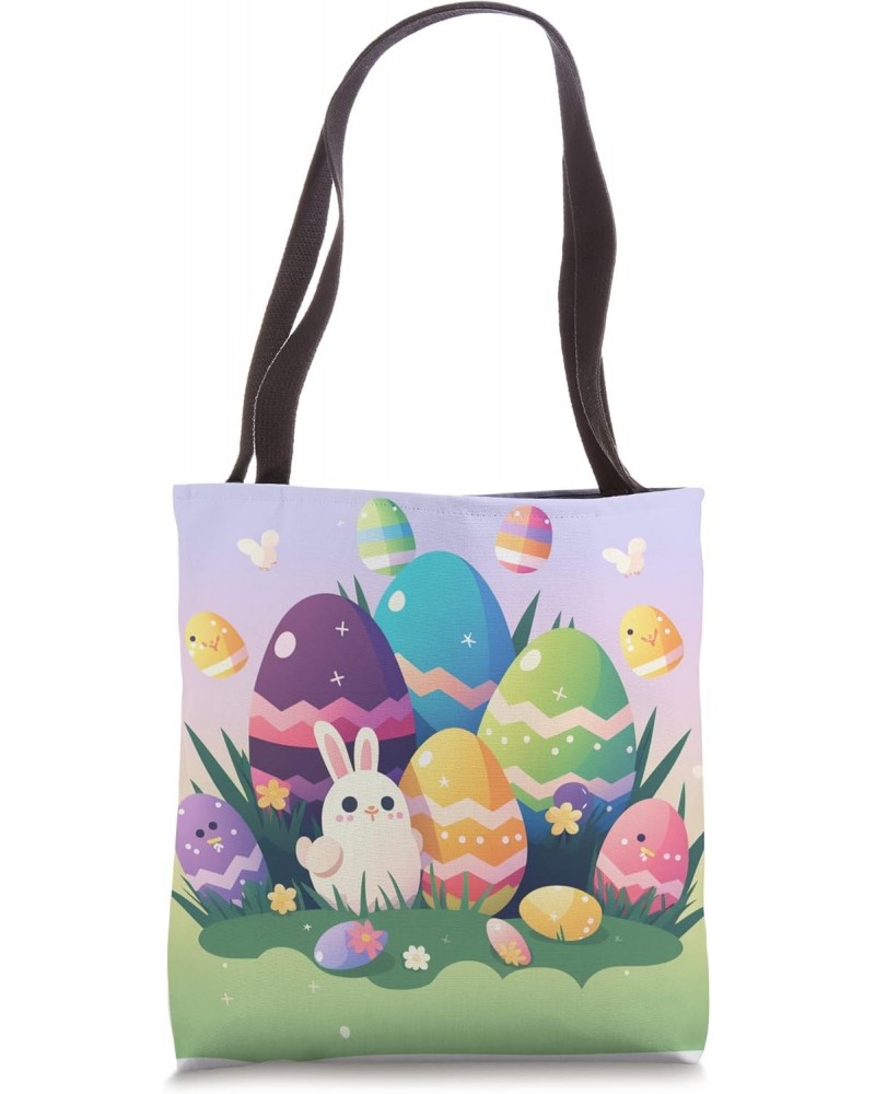 Funny Easter Celebration Easter Bunny Cool Easter Egg Tote Bag $12.17 Totes