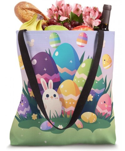 Funny Easter Celebration Easter Bunny Cool Easter Egg Tote Bag $12.17 Totes