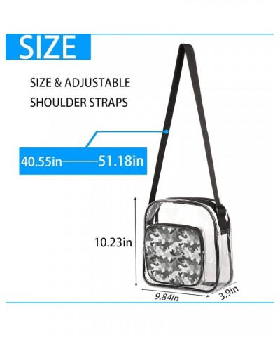 Small Crossbody Bags for Women-Clear Bag for Concerts,Sporting Event,Party,Festivals Multi6 $14.45 Crossbody Bags