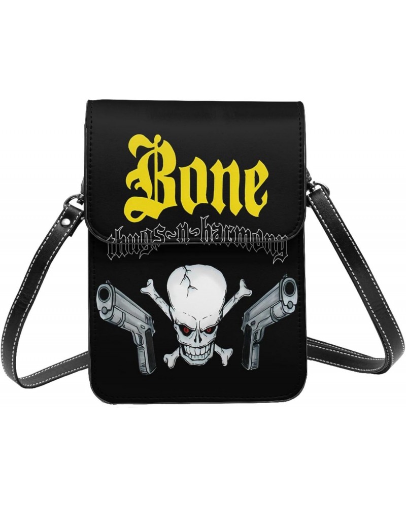 Bone Hip Hop Thugs Rapper N Music Harmony Band Small Cell Phone Purse Woman'S Shoulder Bags Cell Phone Purse Clutch Handbag $...