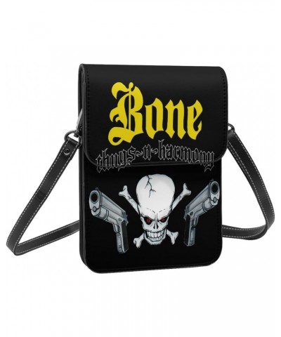 Bone Hip Hop Thugs Rapper N Music Harmony Band Small Cell Phone Purse Woman'S Shoulder Bags Cell Phone Purse Clutch Handbag $...