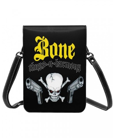 Bone Hip Hop Thugs Rapper N Music Harmony Band Small Cell Phone Purse Woman'S Shoulder Bags Cell Phone Purse Clutch Handbag $...