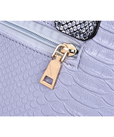 5Pcs Handbag Set Purse Kit Fish Scale PU Top Handle Bag Crossbody Shoulder Tote Satchels Clutch Bag Card Pack for Shopping Wh...