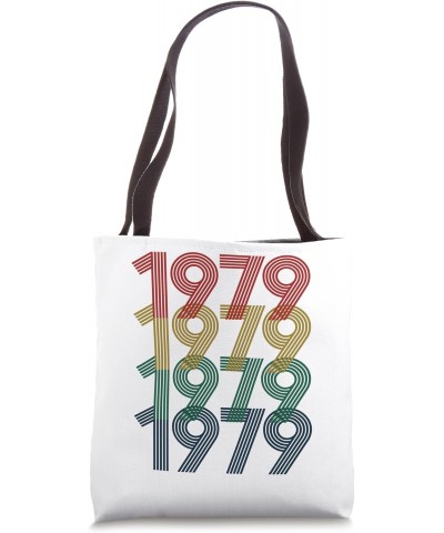 1979 43rd Birthday Vintage Men Women Retro 43 Years Old Tote Bag $13.10 Totes