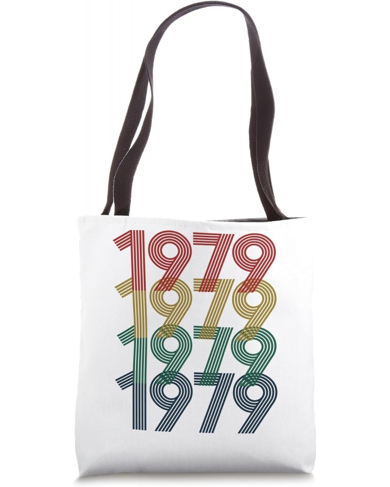 1979 43rd Birthday Vintage Men Women Retro 43 Years Old Tote Bag $13.10 Totes