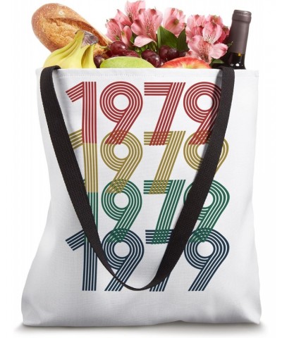 1979 43rd Birthday Vintage Men Women Retro 43 Years Old Tote Bag $13.10 Totes