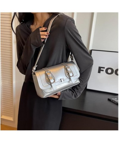 Fashion Crossbody Bags for Women - quilted crossbody bags for women,2023 Autumn New Shoulder Bags Handbags Purses Silvery $17...