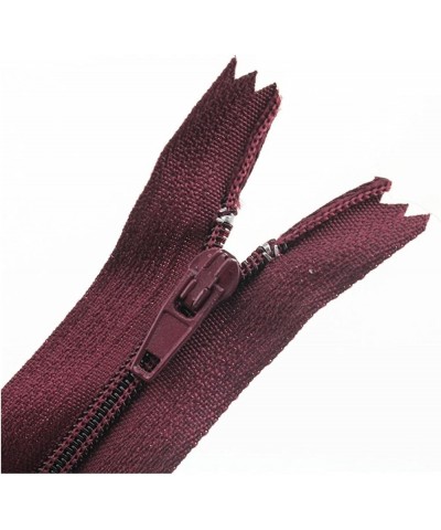 18/20/25 Cm Zipper Women Men Colthes Accessories Fashion DIY (Color : Wine Red, Size : 25CM_ONE Size) 18CM_ONE SIZE Coffee $1...