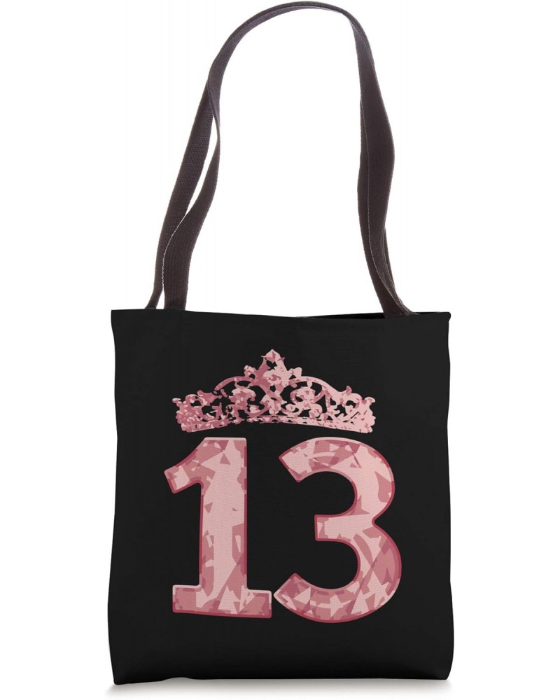 13th Birthday Party Crown Gift Forn Boys Girls Tote Bag $12.23 Totes