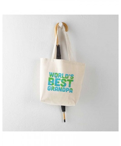 World's Best Grandpa Tote Bag Natural Canvas Tote Bag, Cloth Shopping Bag World's Best Grandpa Tote Bag $8.63 Travel Gear