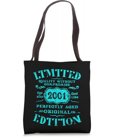 Birthday Year 2001 Limited Edition Gift Used Grunge Vintage Tote Bag $15.33 Totes