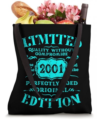 Birthday Year 2001 Limited Edition Gift Used Grunge Vintage Tote Bag $15.33 Totes