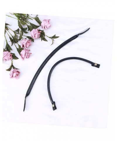 12 Pcs Detachable Purse Strap Black Tote Bag Dolls Handle Repair Accessories Backpack Replacement Straps Bag Handle Chain Pin...