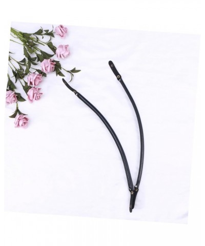 12 Pcs Detachable Purse Strap Black Tote Bag Dolls Handle Repair Accessories Backpack Replacement Straps Bag Handle Chain Pin...