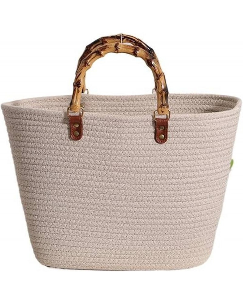 Woven Tote large capacity beach bag fashion casual Mi $38.99 Totes