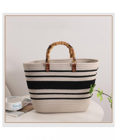 Woven Tote large capacity beach bag fashion casual Mi $38.99 Totes