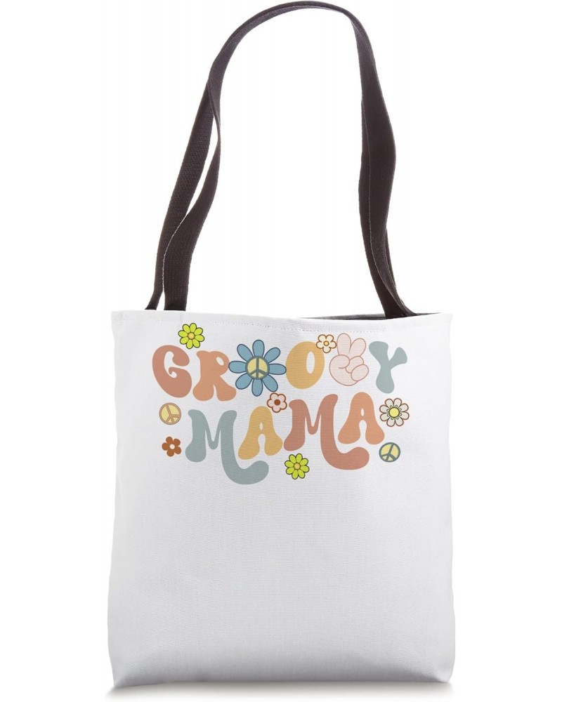 Retro Groovy Mama Matching Family For Men Woman Kids Tote Bag $12.09 Totes