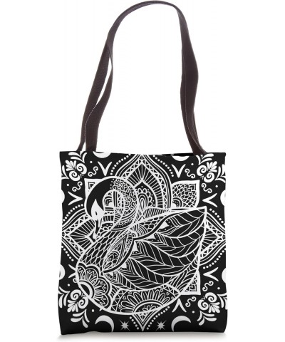 Swan Bird Mandala Pattern Animal Nature Wildlife Swan Lover Tote Bag $11.33 Totes