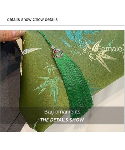 New Chinese Style Bags Worn With Cheongsam, Women's Chinese Style Hanfu Gold Bag Handbag, Retro Hand-Carried Bamboo Bag Blue ...