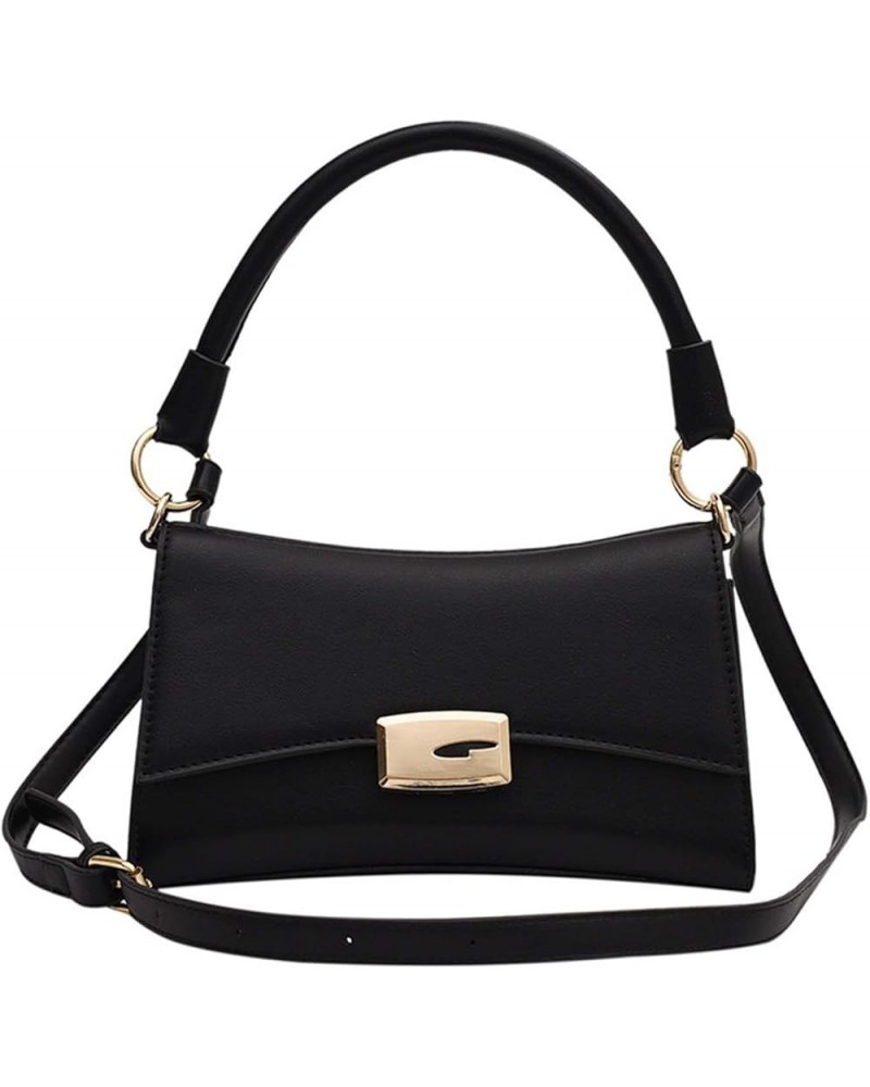 Women's Bags - Black Shoulder Bags with Adjustable Straps Women's Leather Shoulder Bags - Women's Birthday Gifts Black $19.87...