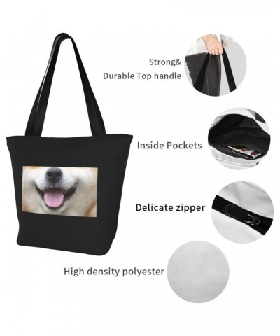 Happy Shiba Women'S Casual One Shoulder Carry Shopping Bag Large Capacity Working Storage Handbag $17.22 Shoulder Bags