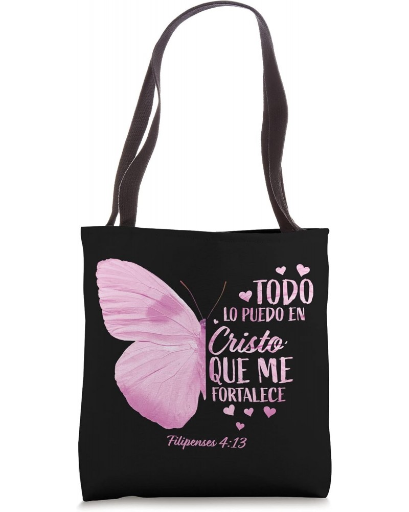 Christian Gift Women Spanish Religious Verse Sayings Her Mom Tote Bag $15.37 Totes